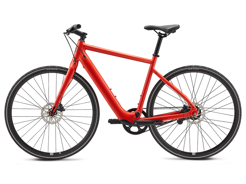 Momentum Voya E+2 Single Speed 2024 Electric Hybrid Bike - Tequila Sunrise-1